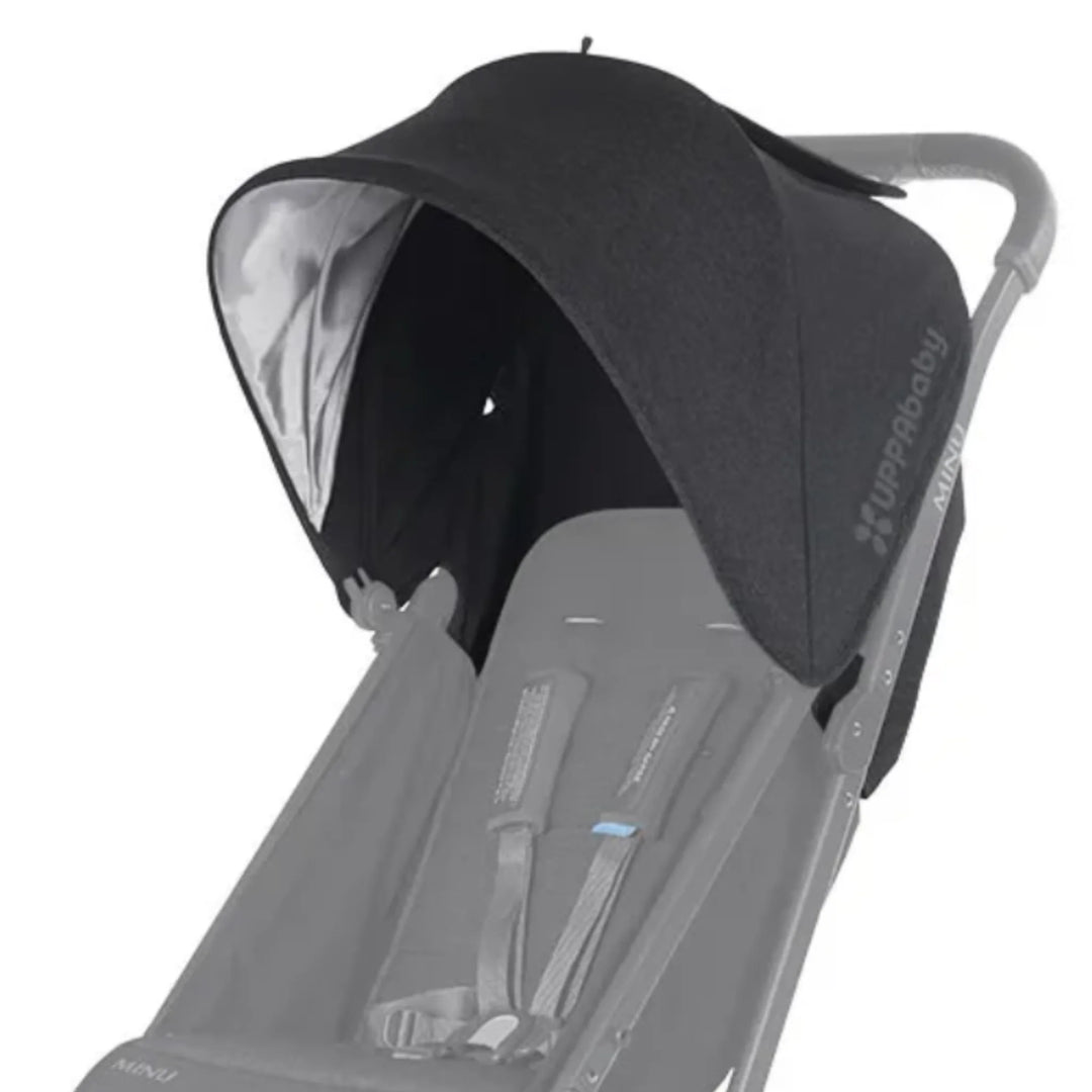 UPPAbaby Minu replacement canopy fabric in Jake, shown fitted on stroller