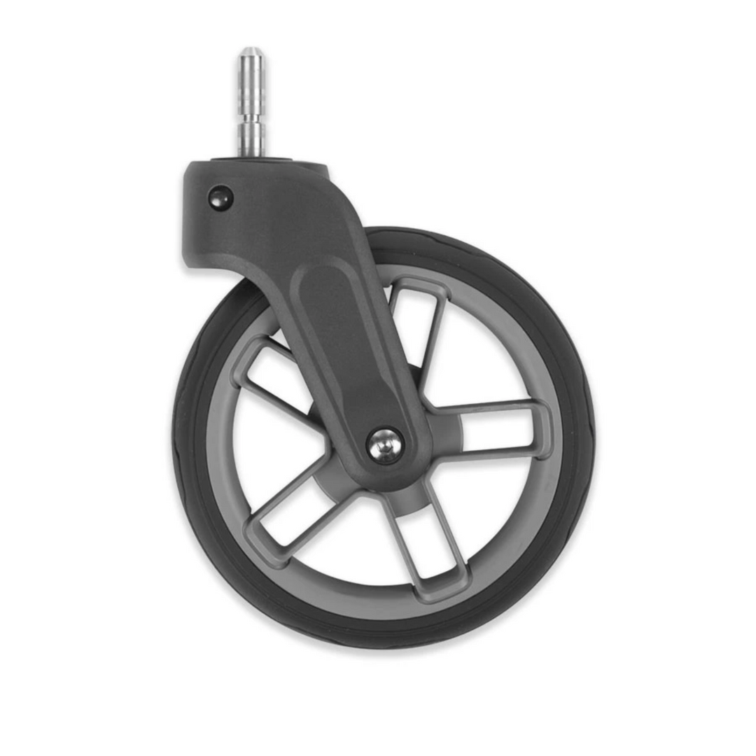 This image is of the Cruz V2 front wheel silver on a white background.