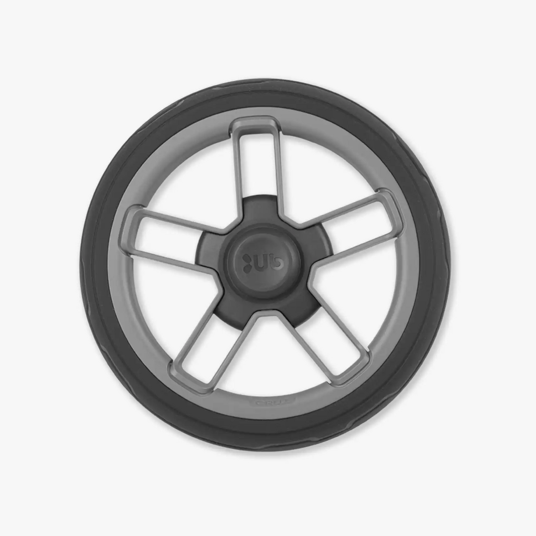 This image shows the Cruz V2 rear wheel in silver on a white background.