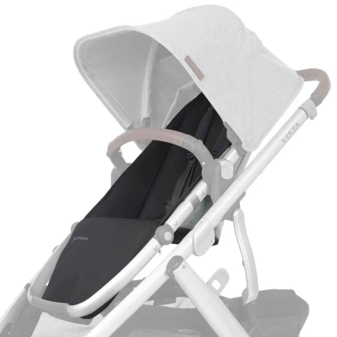 UPPAbaby Vista replacement seat fabric in Stella, shown installed on stroller seat