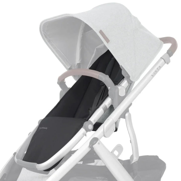 UPPAbaby Vista replacement seat fabric in Stella, shown installed on stroller seat