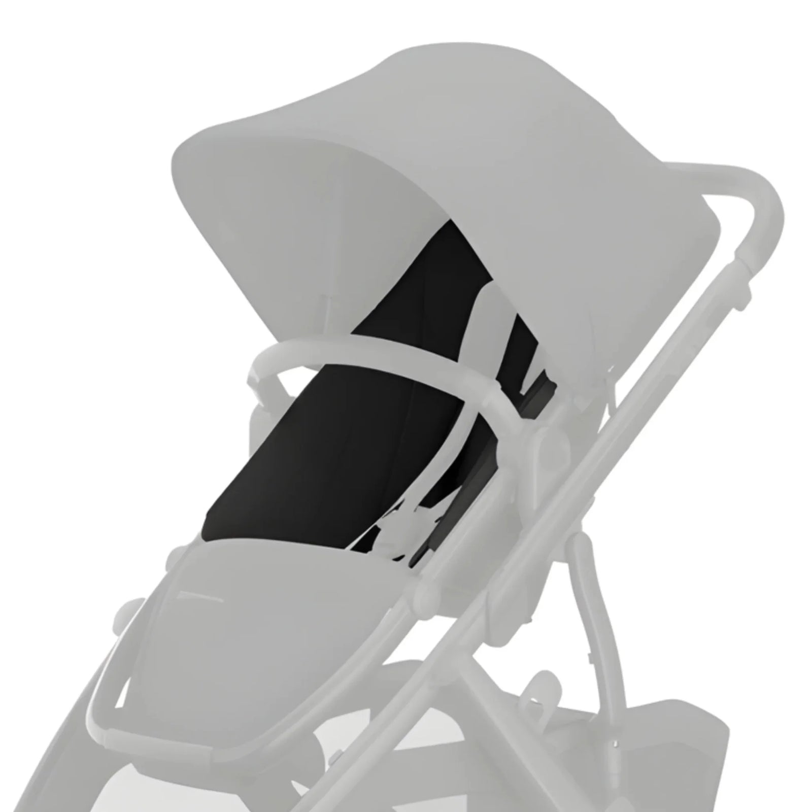 Seasonal seat liner for UPPAbaby Vista V3 stroller shown fitted to seat for added comfort, breathability and temperature regulation