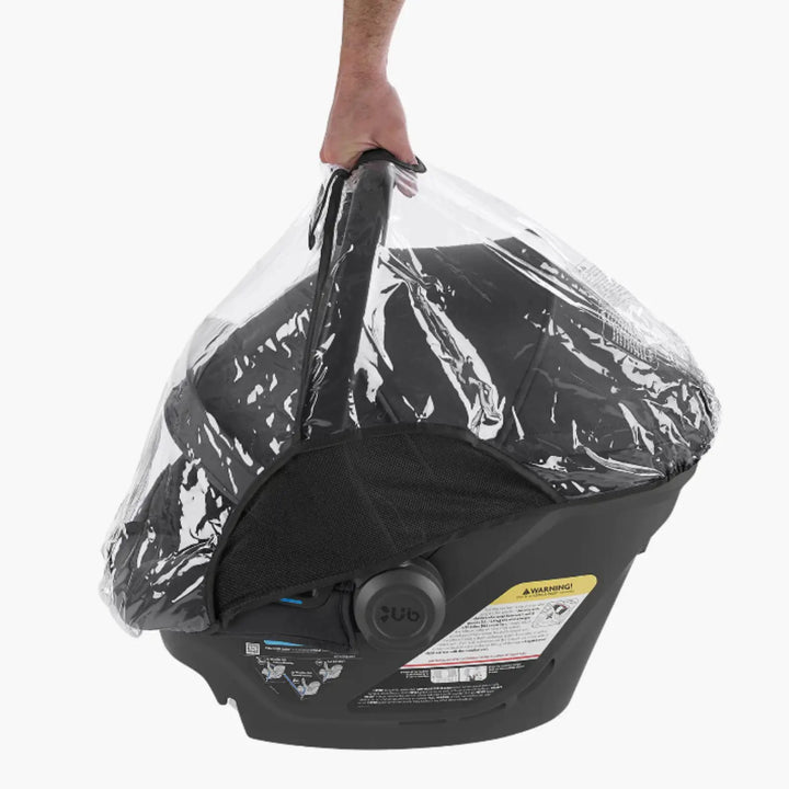 UPPAbaby MESA i-SIZE infant car seat rain cover fitted, clear weather shield with carry handle