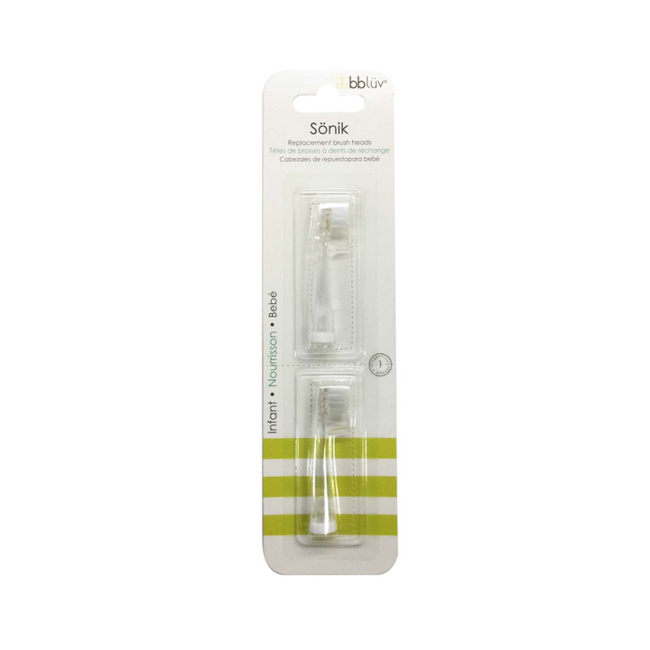 BBLuv Sonik electric toothbrush replacement heads for infant