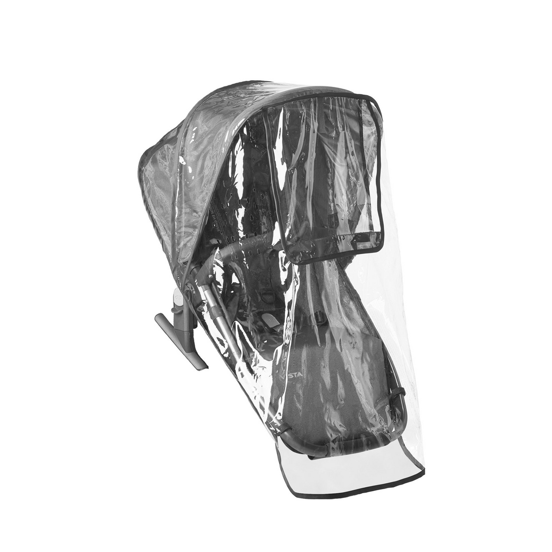 This image shows the RumbleSeat replacement rain shield on the product.