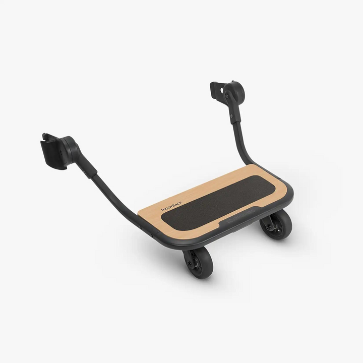 This is a product shot of the UPPAbaby buggy board for the Vista stroller models on a white background.