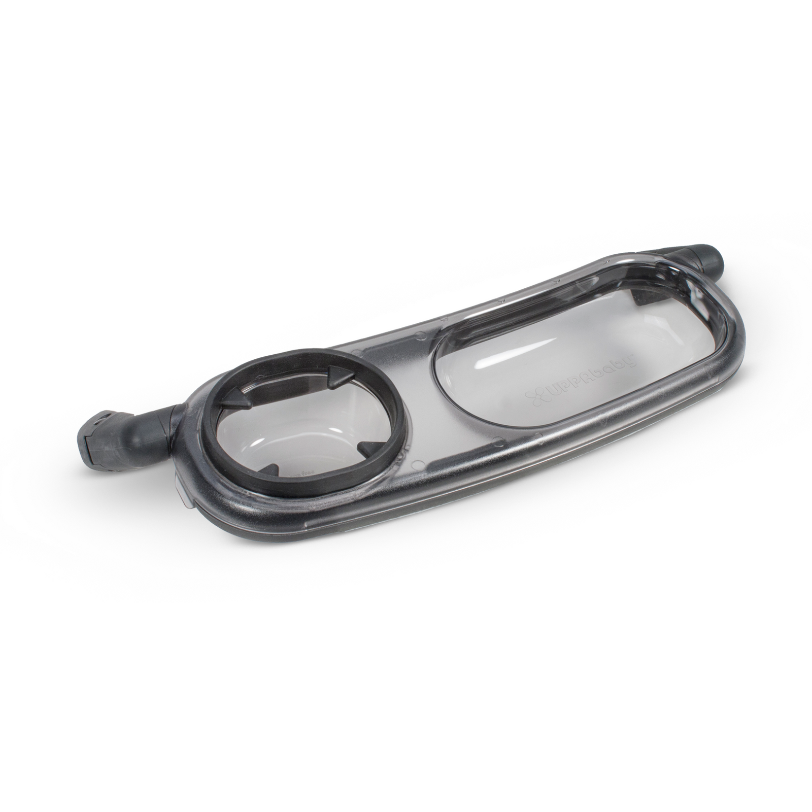 This is a product shot of the UPPAbaby Vista and Cruz snack tray on a white background